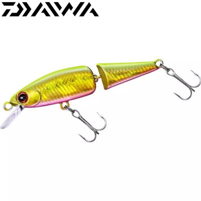 Воблер-минноу составной Daiwa Dr.Minnow 2 Joint 42S длина 42мм вес 1,8гр цвет #Golden Chart