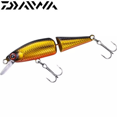 Воблер-минноу составной Daiwa Dr.Minnow 2 Joint 50S длина 50мм вес 3,1гр цвет #Kurokin