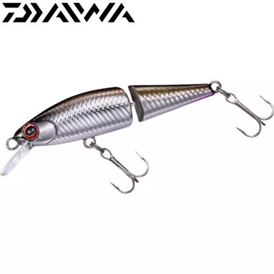 Воблер-минноу составной Daiwa Dr.Minnow 2 Joint 50S длина 50мм вес 3,1гр цвет #Smelt