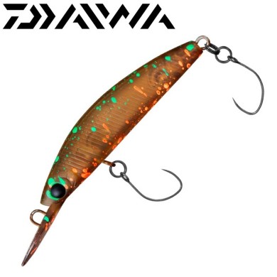 Воблер Daiwa Presso Double Clutch 45F1 длина 45мм вес 1,6гр цвет #Yadoku Brown
