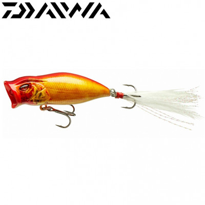 Поппер Daiwa Prorex Mini Popper 55F длина 55мм вес 5,7гр цвет #Live Orange Bleak