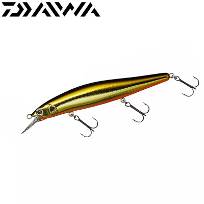 Воблер-минноу Daiwa Steez Minnow 110SP-SR длина 110мм вес 14,3гр цвет #Champagne Black Gold