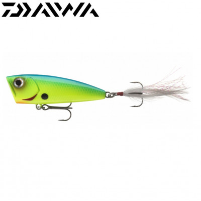 Воблер-Поппер Daiwa Steez Popper 60F длина 60мм вес 7,6гр цвет #Blue Back Chart