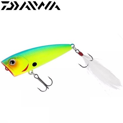 Воблер Daiwa Steez Popper 60F длина 60мм вес 7,8гр цвет #Rw Blue Back Chart