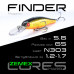 Воблер-минноу Zemex Finder 65SP DR длина 65мм вес 5,6гр цвет #N303