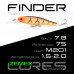 Воблер-минноу Zemex Finder 75SP DR длина 75мм вес 7,8гр цвет #M201