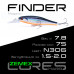 Воблер-минноу Zemex Finder 75SP DR длина 75мм вес 7,8гр цвет #N306