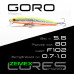 Воблер-минноу Zemex Goro 80SP SR длина 80мм вес 5,6гр цвет #F102