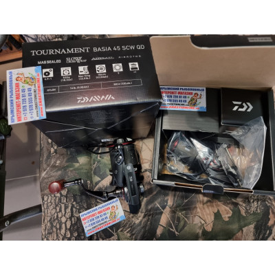 Катушка безынерционная Daiwa 20 Tournament Basia 45 SCW QD