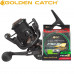 Катушка спиннинговая Golden Catch Inquisitor 2500S + шнур Golden Catch Inquisitor X4 100м LG#0.8