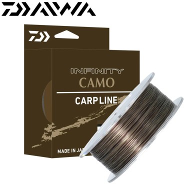 Леска Daiwa Infinity Brown Camo диаметр 0,30мм размотка 1200м камуфляжно-коричневая