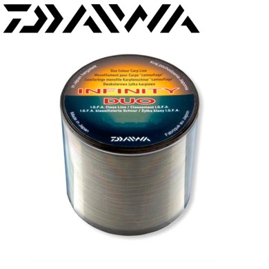 Леска Daiwa Infinity Duo Carp диаметр 0,33мм размотка 1060м камуфляжная