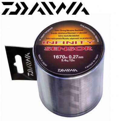 Леска монофильная Daiwa Infinity Sensor диаметр 0,33мм размотка 1060м коричневая