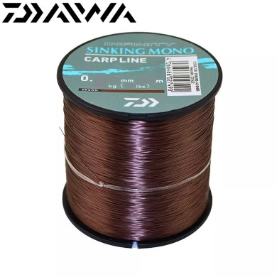Леска Daiwa Infinity Sinking Mono Brown диаметр 0,30мм размотка 1210м коричневая