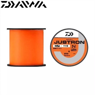 Леска Daiwa Justron HO #2,5 диаметр 0,26мм размотка 500м оранжевая