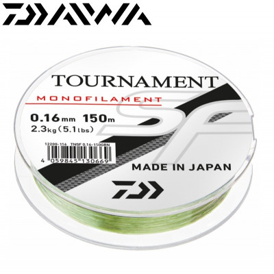 Леска монофильная Daiwa Tournament SF диаметр 0,16мм диаметр 150м серая