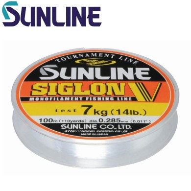 Леска Sunline Siglon V #3,5 диаметр 0,31мм размотка 100м