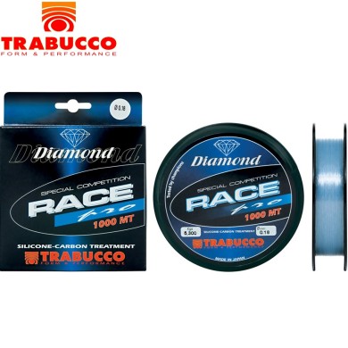 Леска Trabucco Diamond Race Pro диаметр 0,25мм размотка 850м голубая
