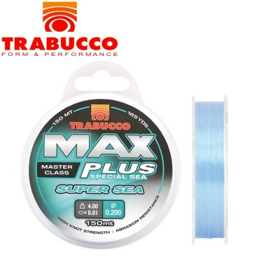 Леска Trabucco Max Plus Line Super Sea диаметр 0,40мм размотка 300м светло-голубая