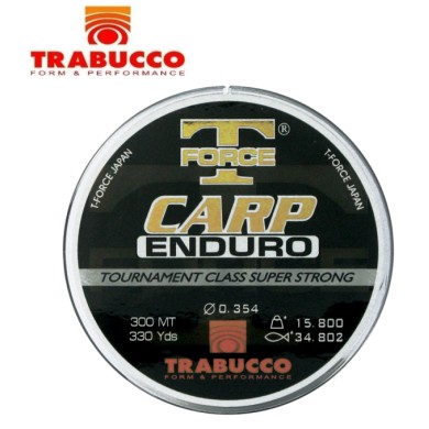 Леска Trabucco T-Force Carp Enduro диаметр 0,255мм размотка 600м