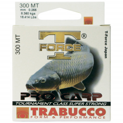 Леска монофильная Trabucco T-Force Pro Carp размотка 1000м коричневая