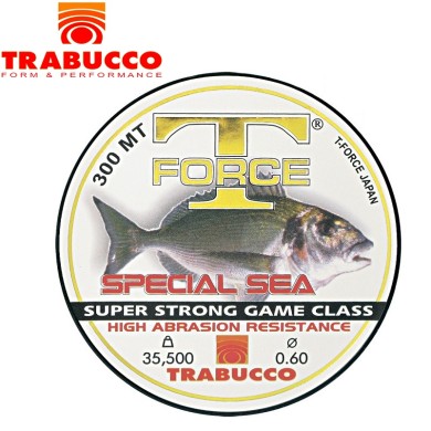 Леска Trabucco T-Force Special Sea диаметр 0,80мм размотка 300мм Леска Trabucco T-Force Special Sea диаметр 0,80мм размотка 300мм