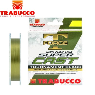 Леска Trabucco T-Force Super Cast диаметр 0,50мм размотка 150м зелёная Леска Trabucco T-Force Super Cast диаметр 0,50мм размотка 150м зелёная