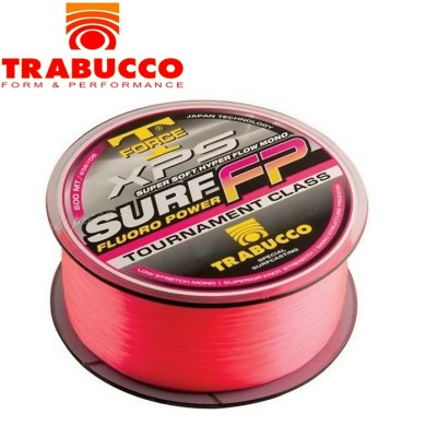 Леска Trabucco T-Force XPS Surf Fluoro Power диаметр 0,355мм размотка 600м Леска Trabucco T-Force XPS Surf Fluoro Power диаметр 0,355мм размотка 600м