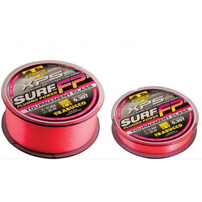 Леска монофильная Trabucco T-Force XPS Surf Fluoro Power размотка 300м розовая