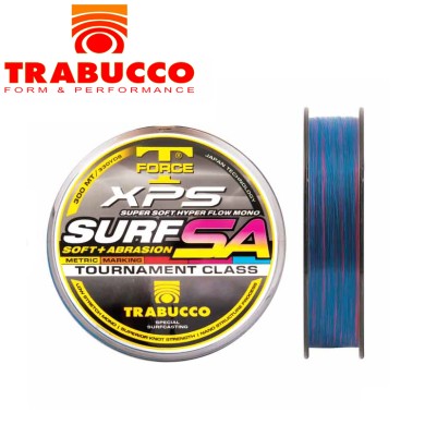 Леска Trabucco T-Force XPS Surf Soft Abrasion Mark System диаметр 0,165мм размотка 300м