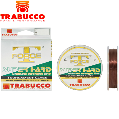 Леска Trabucco T-Force Tournament Super Hard диаметр 0,30мм размотка 300м тёмно-коричневая Леска Trabucco T-Force Tournament Super Hard диаметр 0,30мм размотка 300м тёмно-коричневая