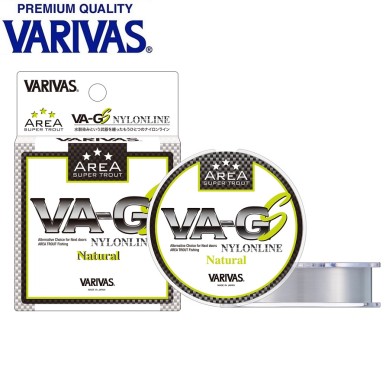 Леска Varivas Super Trout Area VA-GS Nylon Natural диаметр 0,128мм размотка 150м прозрачная