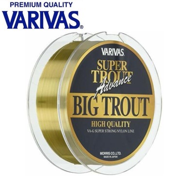 Леска Varivas Trout Advance Big Trout диаметр 0,310мм размотка 150м Леска Varivas Trout Advance Big Trout диаметр 0,310мм размотка 150м