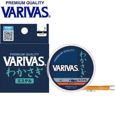 Леска Varivas Wakasagi Ester Orange диаметр 0,117мм размотка 60м оранжевая