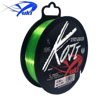 Леска Yuki Koji диаметр 0,229мм размотка 1000м салатовая
