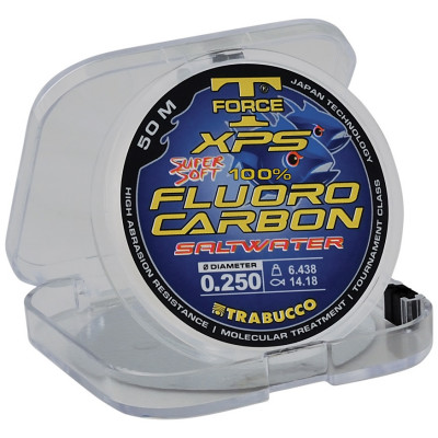 Флюрокарбон Trabucco T-Force Fluorocarbon Saltwater Leader диаметр 0,80мм размотка 25м