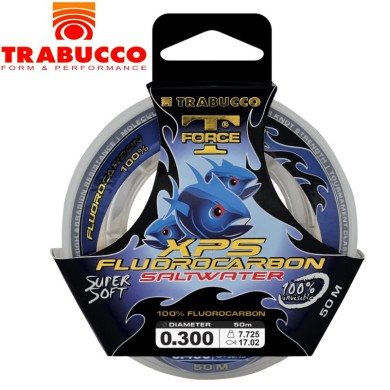 Флюорокарбон Trabucco T-Force Fluorocarbon Saltwater диаметр 0,145мм размотка 50м Флюорокарбон Trabucco T-Force Fluorocarbon Saltwater диаметр 0,145мм размотка 50м