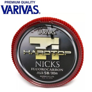 Флюорокарбон Varivas Hardtop Ti Nicks диаметр 0,370мм размотка 30м Флюорокарбон Varivas Hardtop Ti Nicks диаметр 0,370мм размотка 30м