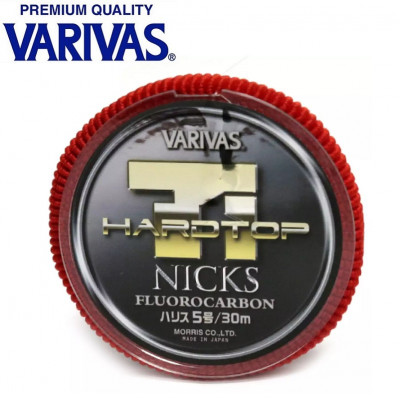 Флюорокарбон Varivas Hardtop Ti Nicks диаметр 0,370мм размотка 30м