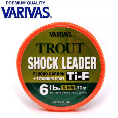 Флюорокарбон Varivas Trout Shock Leader Ti-F диаметр 0,205мм размотка 30м