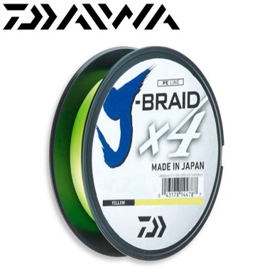 Шнур Daiwa J-Braid X4E Yellow #1,0 диаметр 0,13мм размотка 135м Шнур Daiwa J-Braid X4E Yellow #1,0 диаметр 0,13мм размотка 135м