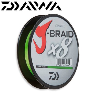 Шнур Daiwa J-Braid X8 Chartreuse #3,5 диаметр 0,28мм размотка 150м