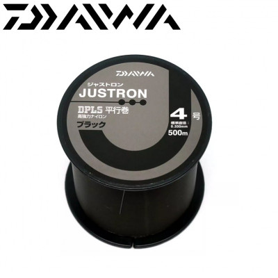 Леска монофильная Daiwa Justron DPLS BK диаметр 0,33мм размотка 500м