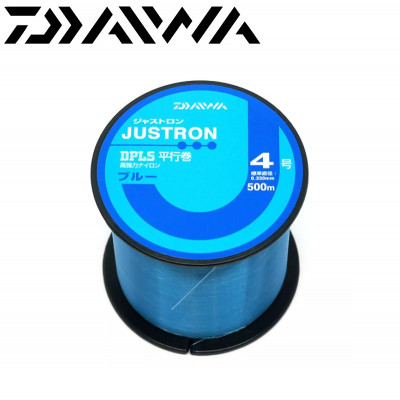 Леска монофильная Daiwa Justron DPLS BL диаметр 0,26мм размотка 500м