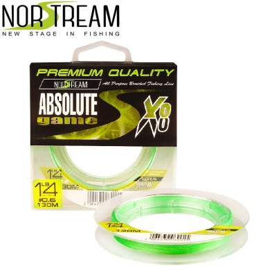 Шнур Norstream Absolute Game 8x #1,2 диаметр 0,18мм размотка 150м Шнур Norstream Absolute Game 8x #1,2 диаметр 0,18мм размотка 150м