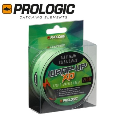 Шнур Prologic Wrap-Up Spod & Marker Braid Extra Distance диаметр 0,16мм размотка 250м зелёный Шнур Prologic Wrap-Up Spod & Marker Braid Extra Distance диаметр 0,16мм размотка 250м зелёный