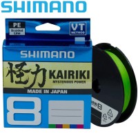 Шнур Shimano Kairiki 8 PE Mantis Green размотка 150м зелёный