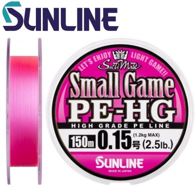Шнур Sunline Small Game PE-HG #0,4 диаметр 0,104мм размотка 150м