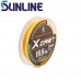 Шнур плетёный Sunline X Cast Orange-Green размотка 150м оранжевый-зелёный