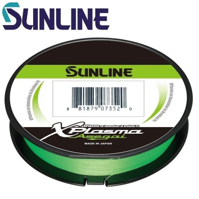 Шнур Sunline X-Plasma Light-Green #0,8 диаметр 0,153мм размотка 150м